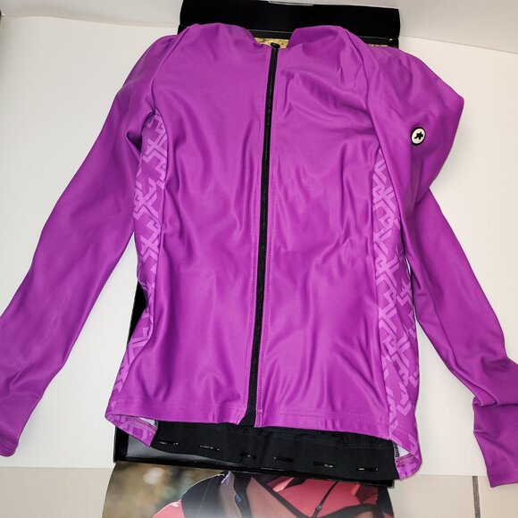 Assos Women's Uma GT Spring Fall Long Sleeve Jersey Violet Size Medium New w/tag - Picture 8 of 11